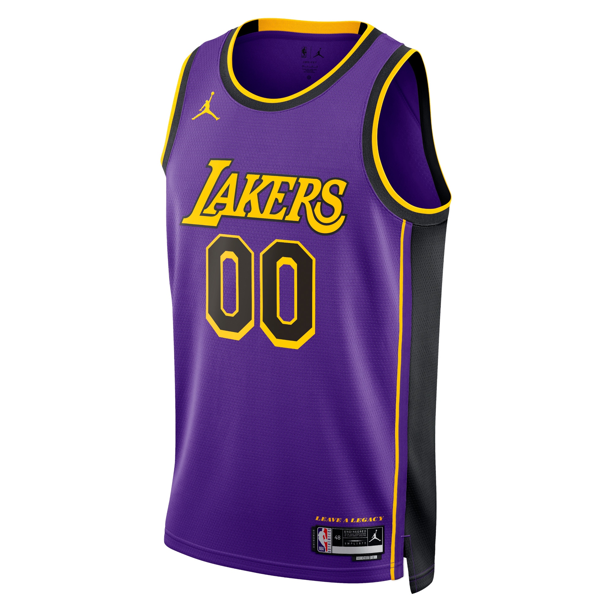 Los Angeles Lakers Jordan Statement Swingman Jersey - Custom - Unisex