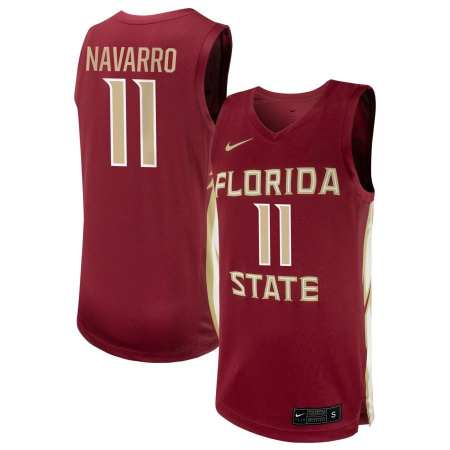 Lucia Navarro 11 Florida State Seminoles Unisex Nil Women's Basketball Jersey - Garnet