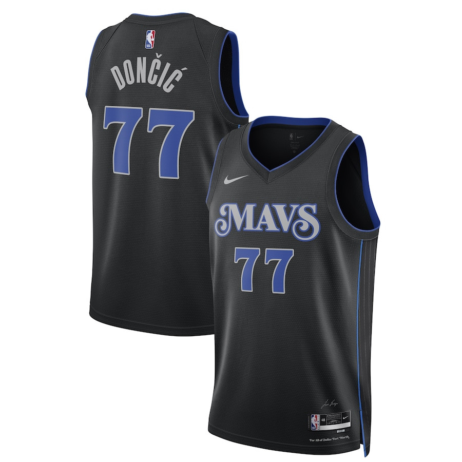 Luka Don??i???77 Dallas Mavericks 2023/24 Swingman Jersey - City Edition - Unisex Black