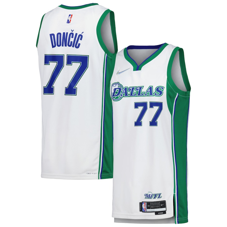 Luka Don??i???77 Dallas Mavericks Swingman Men Jersey - City Edition - White