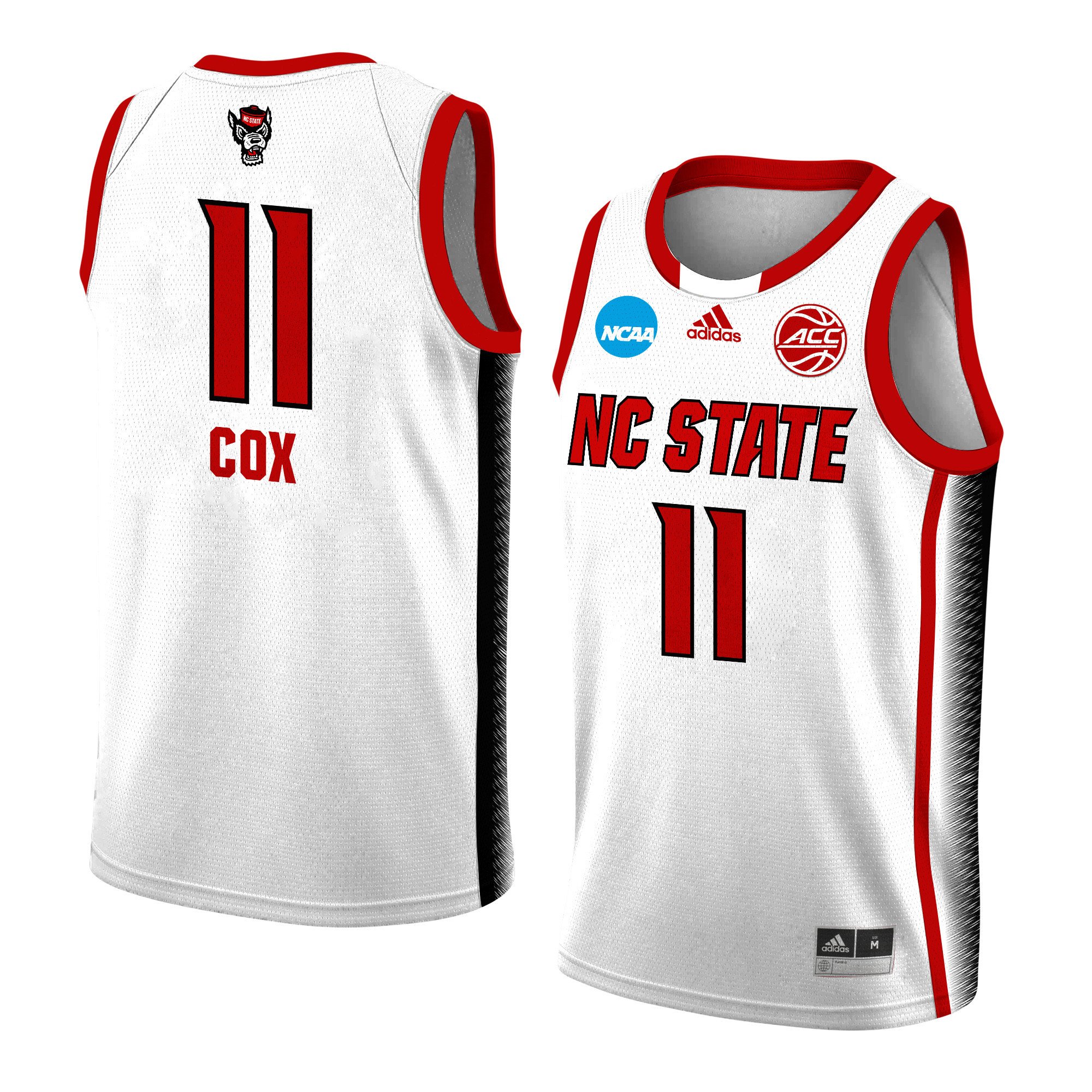 Maddie Cox 11 Nc State Wolfpack 2024 Women's Basketball Jersey - White, Unisex Jersey