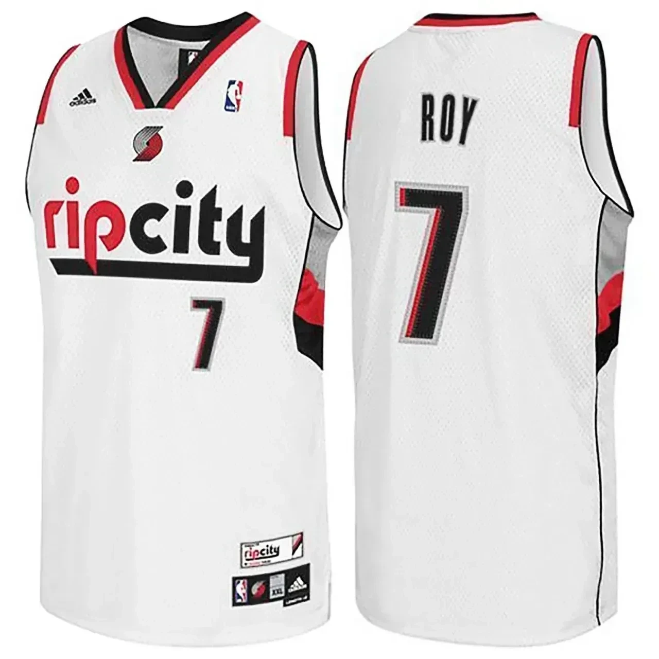 Male Brandon Roy Portland Trail Blazers 7 Rip City Swingman White Jersey