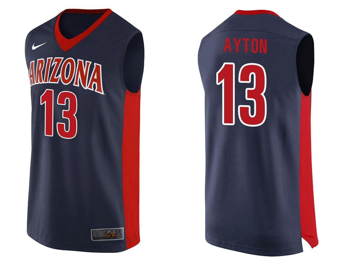 Male Deandre Ayton 13 Arizona Wildcats Navy Basketball The Best Combos Jersey
