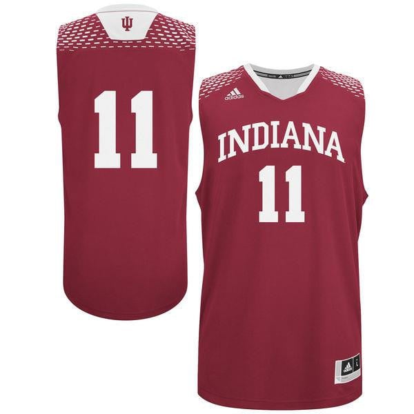 Male Indiana Hoosiers 11 Cream Basketball Jersey