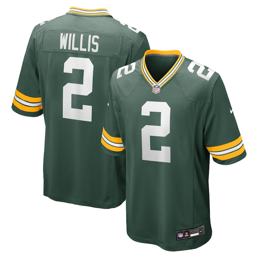 Malik Willis 2 Green Bay Packers Game Men Jersey - Green Js2588