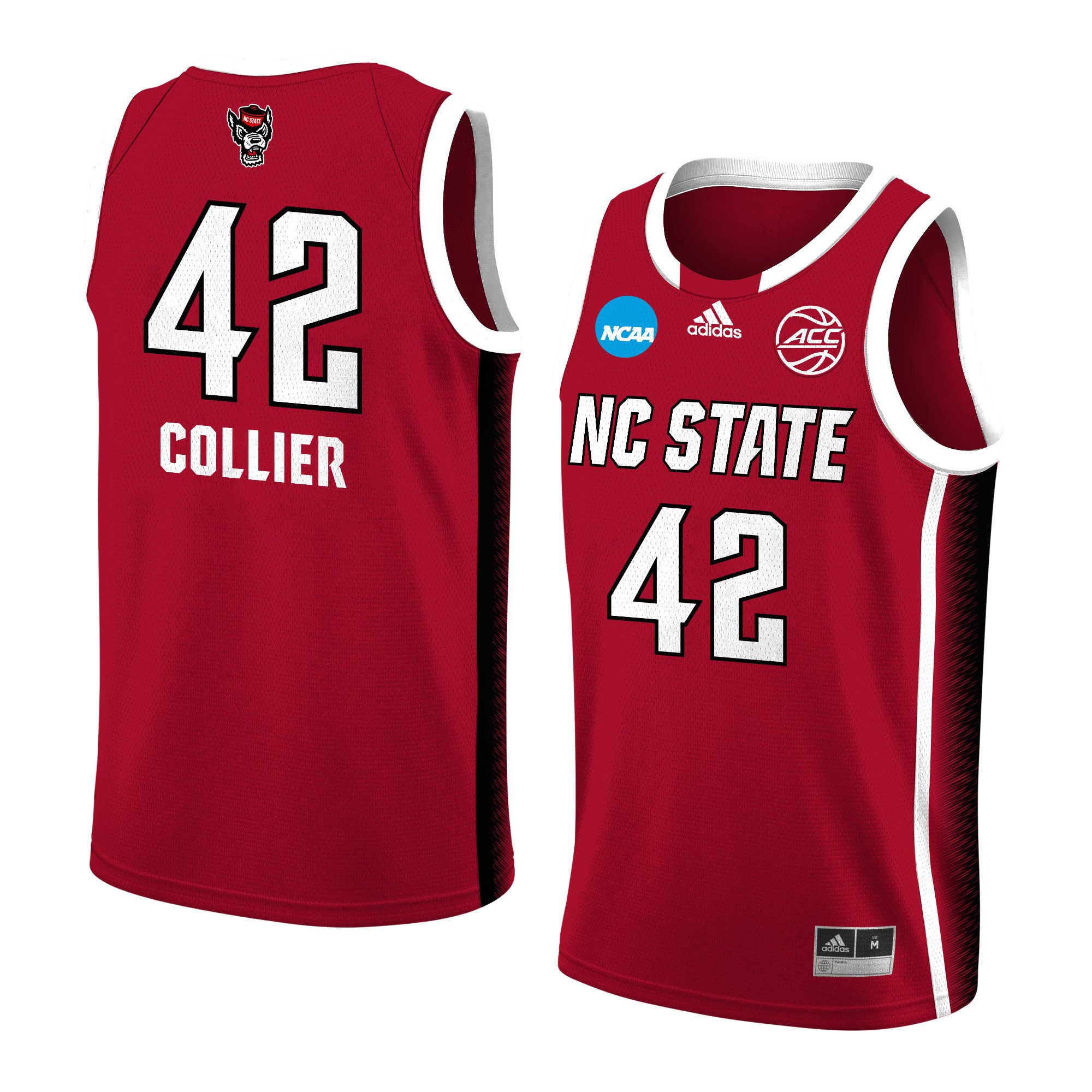 Mallory Collier 42 Nc State Wolfpack 2024 Women's Basketball Jersey - Red, Unisex Jersey