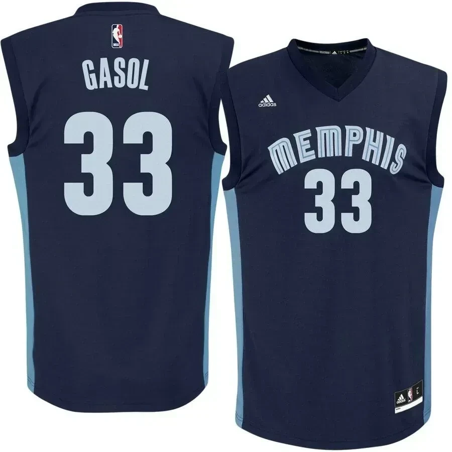 Marc Gasol Memphis Grizzlies Jersey - Navy Blue