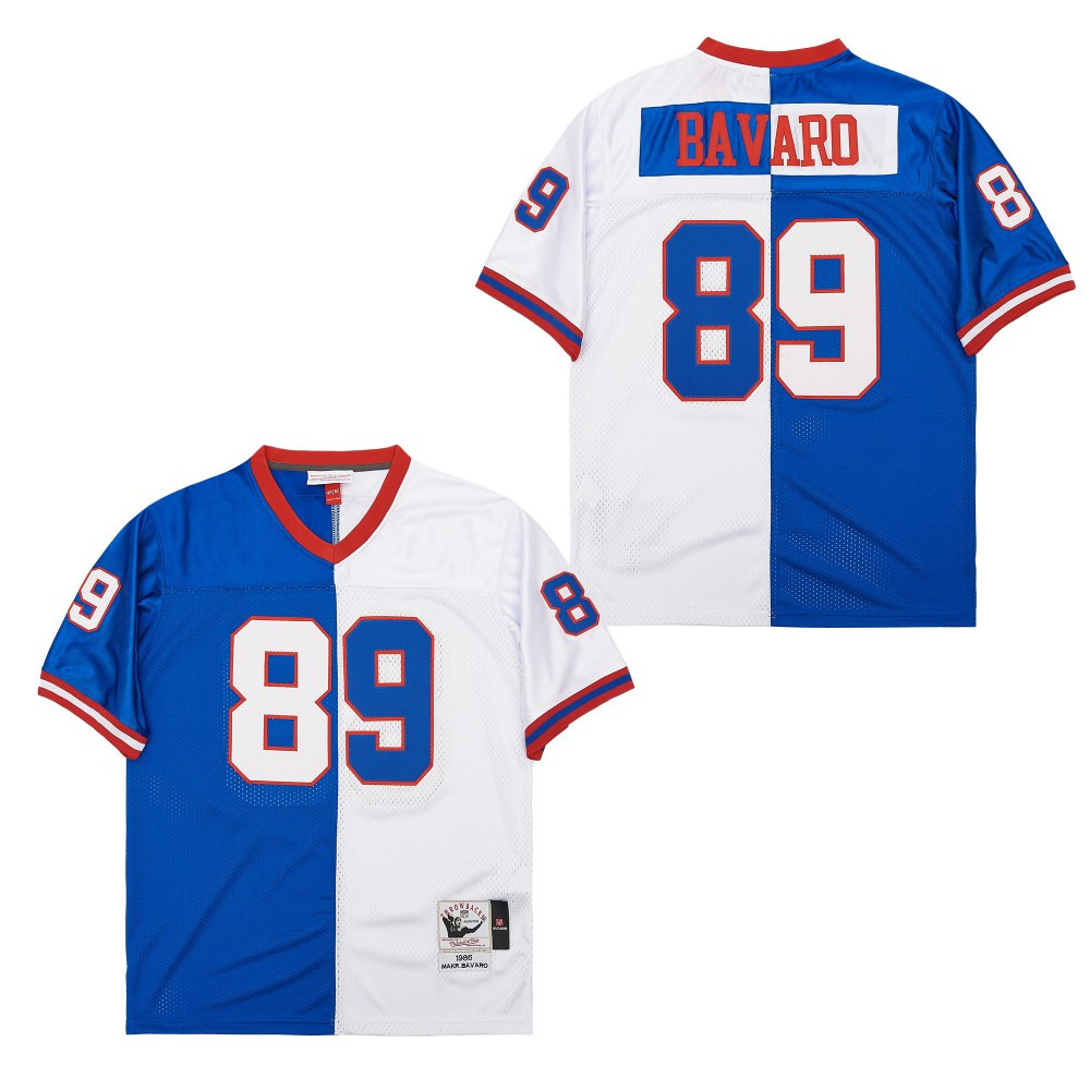 Mark Bavaro 89 New York Giants Two-toned Throwback Men Jersey - Blue/white Js7136