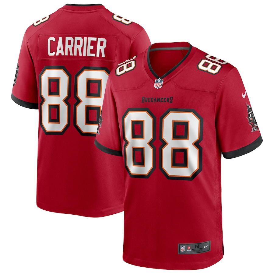 Mark Carrier 88 Tampa Bay Buccaneers Men Game Retired Jersey - Red Js2841