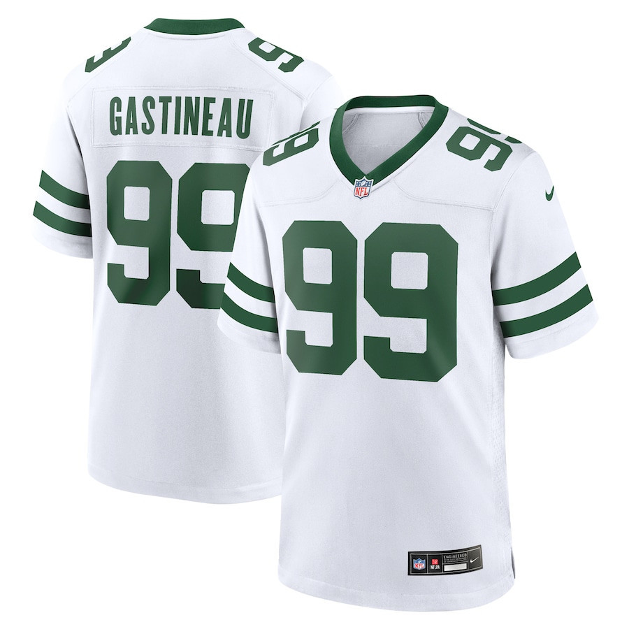 Mark Gastineau 99 New York Jets Game Jersey Retired Player - Men White Js2705