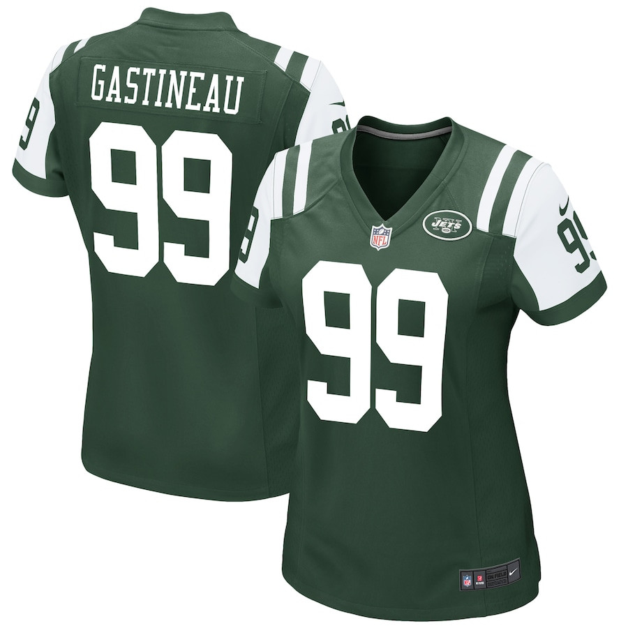 Mark Gastineau 99 New York Jets Women Retired Game Jersey - Green Js3420
