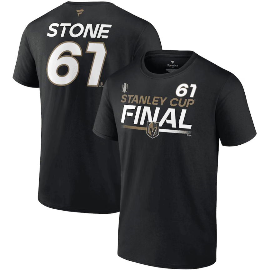 Mark Stone 61 Vegas Golden Knights 2023 Stanley Cup Final Men T-shirt - Black