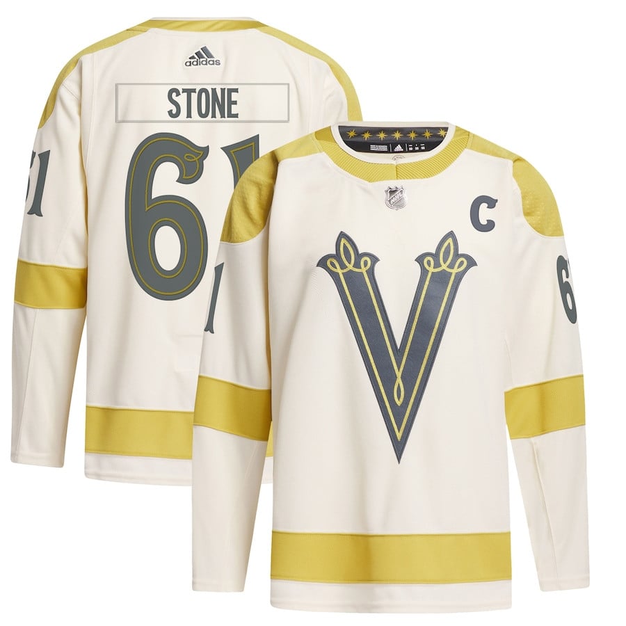 Mark Stone 61 Vegas Golden Knights 2024 Nhl Winter Classic Primegreen Men Jersey - Cream