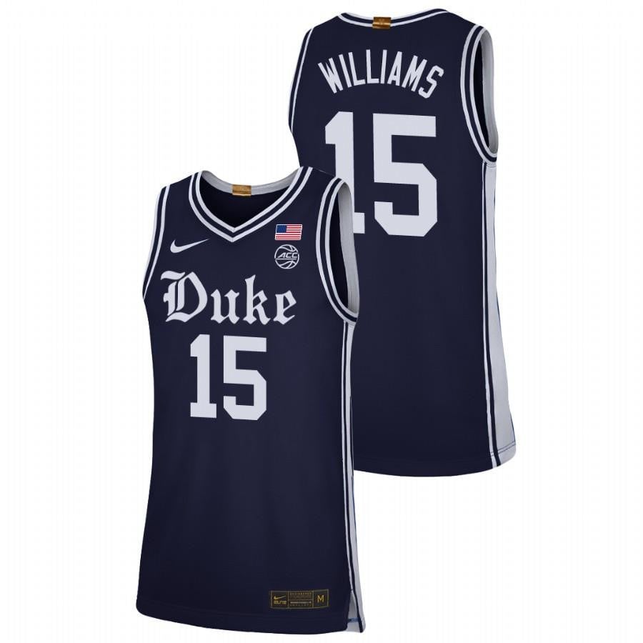 Mark Williams Duke Blue Devils Navy Alternate Brotherhood Jersey