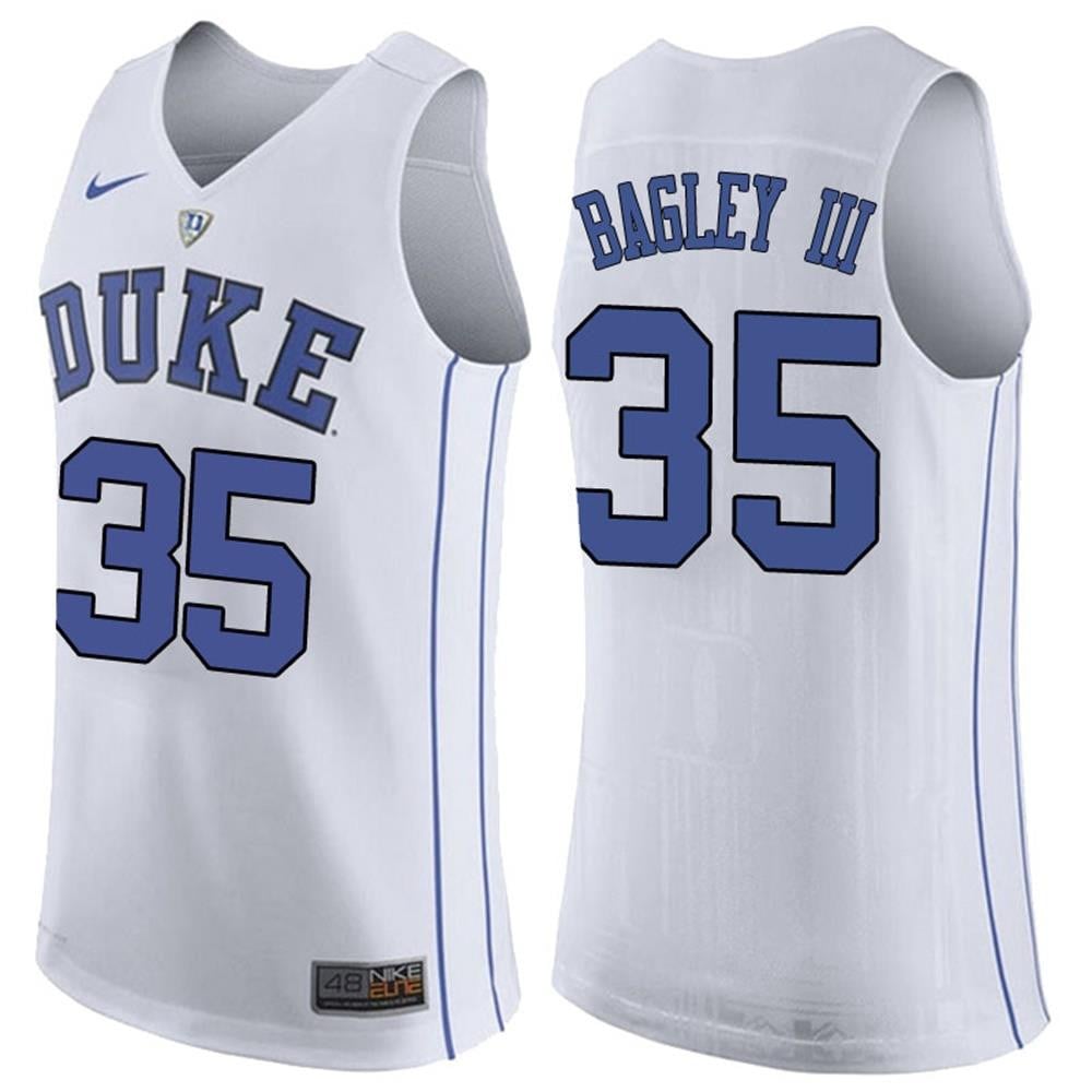 Marvin Bagley Iii 35 White College Basketball Duke Blue Devils Jersey