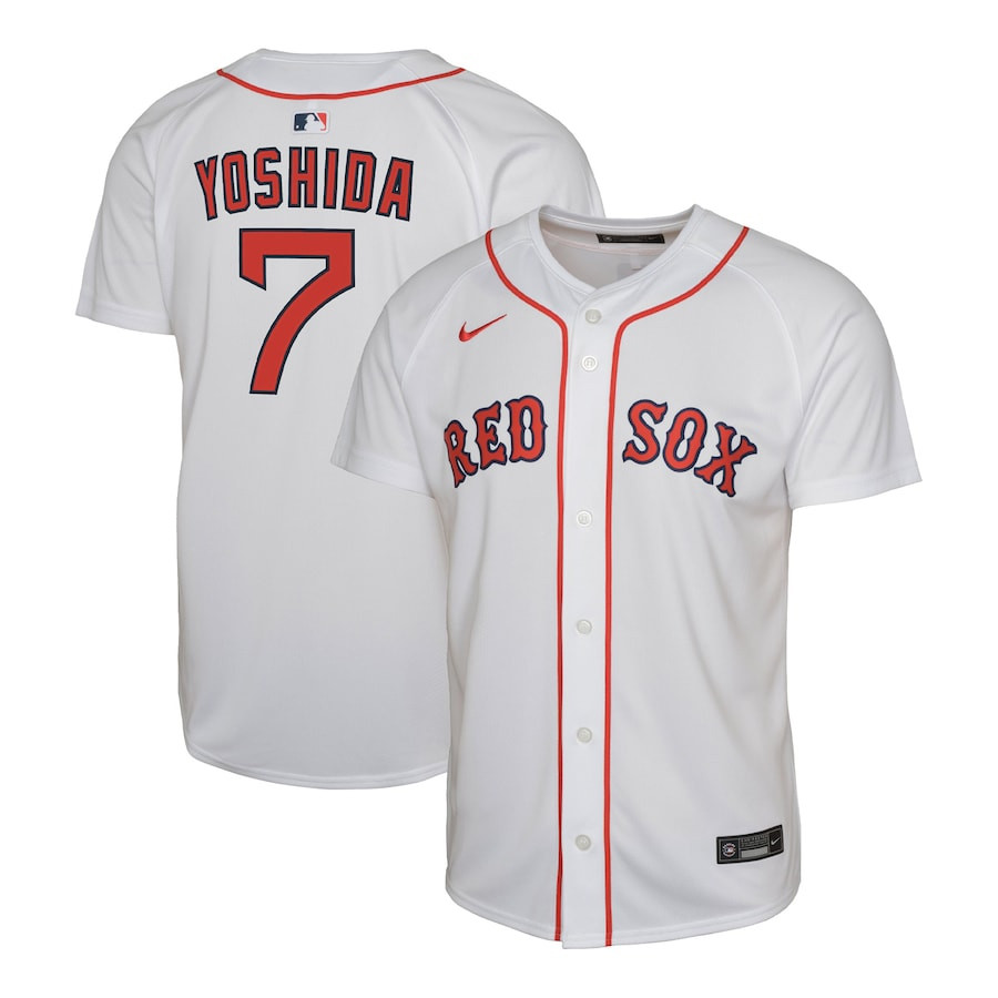 Masataka Yoshida 7 Boston Red Sox Home Youth Player Jersey - White