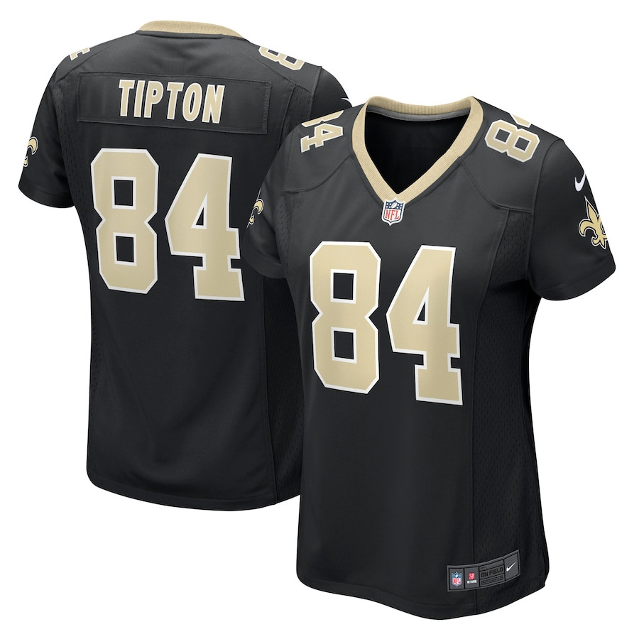 Mason Tipton 84 New Orleans Saints Women's Game Jersey - Black Js9015