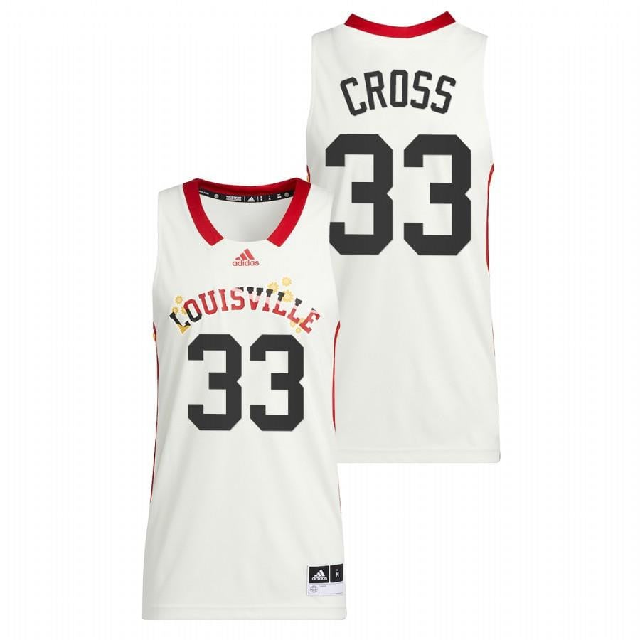 Matt Cross 33 White Louisville Cardinals 2022 Basketball Honoring Black Excellence Jersey