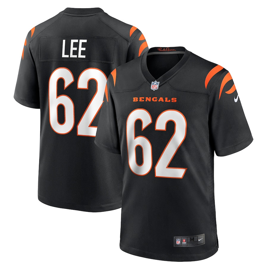 Matt Lee 62 Cincinnati Bengals Game Men Jersey - Black Js8689