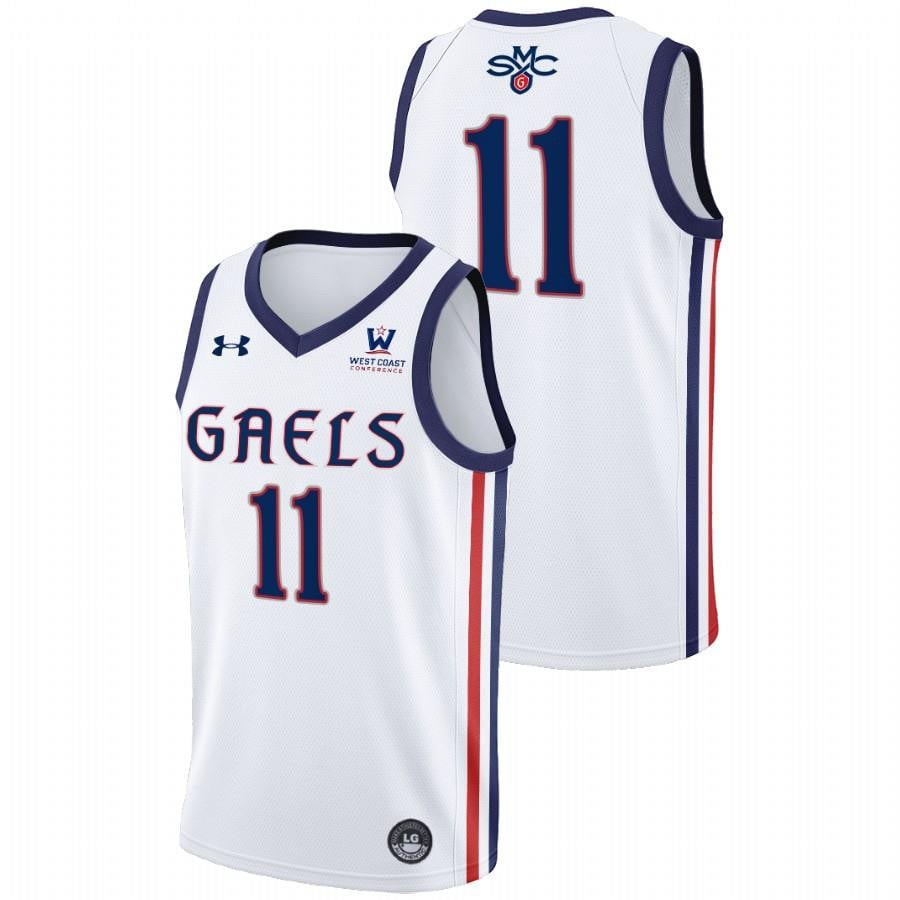 Matthias Tass 11 White Saint Mary's Gaels 2022 College Basketball Jersey