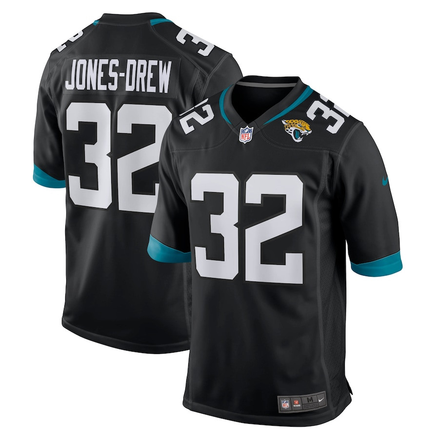 Maurice Jones-drew 32 Jacksonville Jaguars Men Game Retired Jersey - Black Js2036