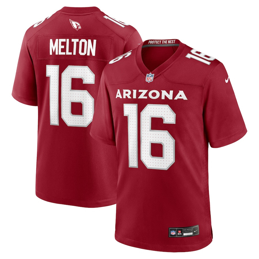 Max Melton 16 Arizona Cardinals Team Game Men Jersey - Cardinal Js8718