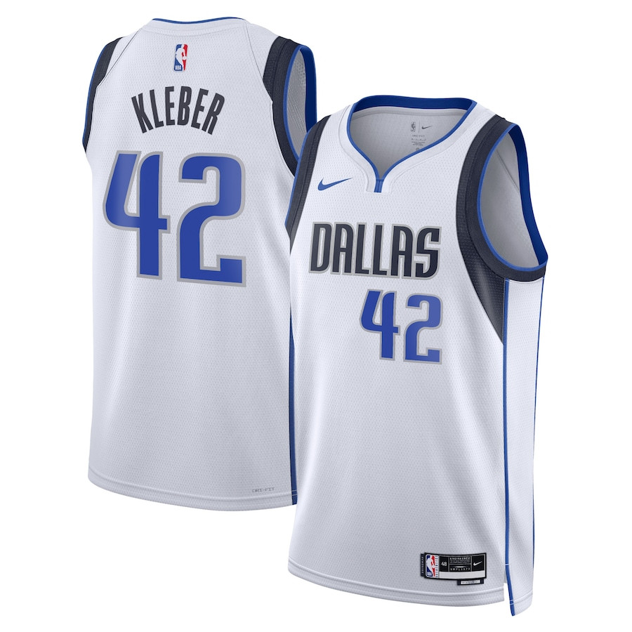 Maximillian Kleber 42 Dallas Mavericks Unisex Swingman Jersey - Association Edition - White