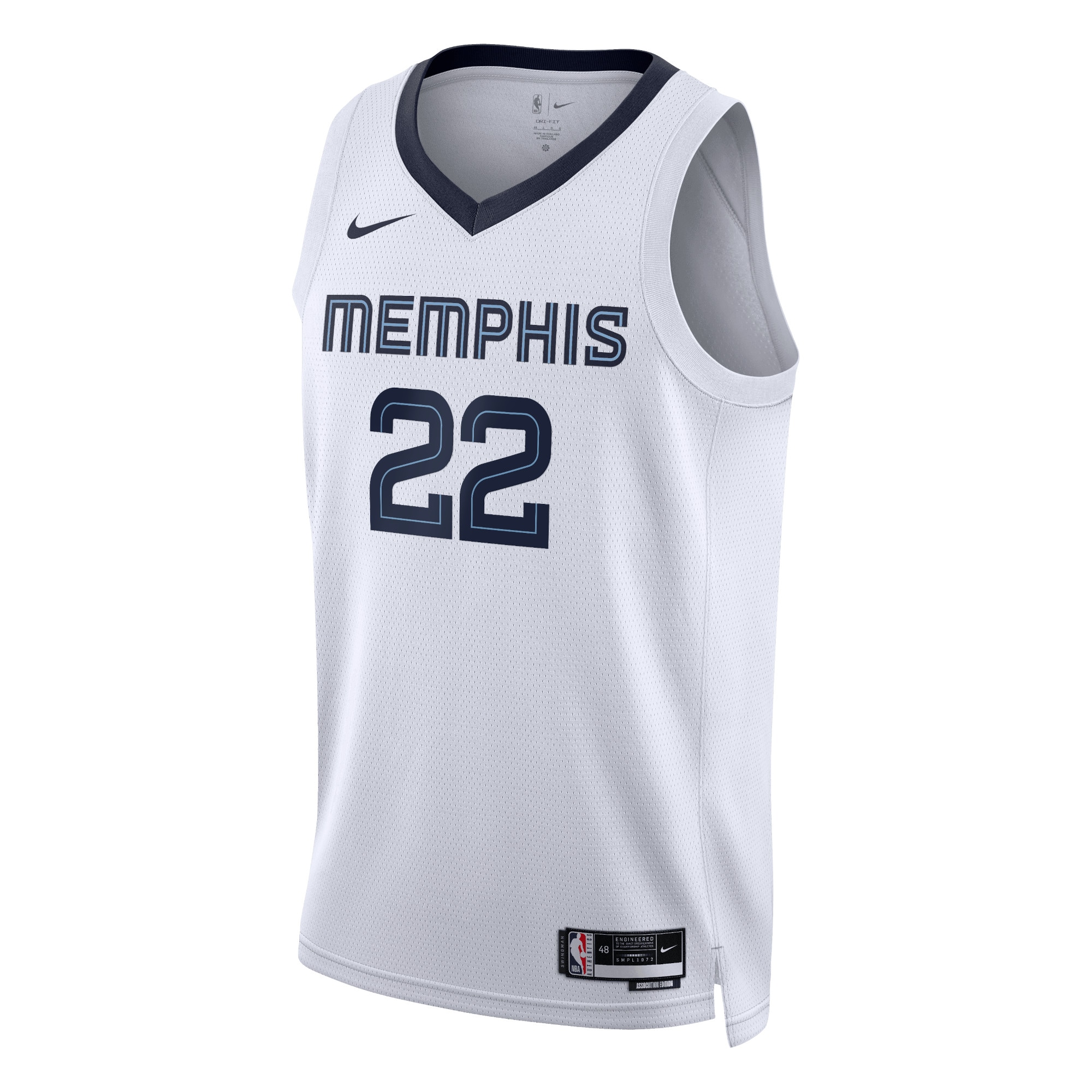 Memphis Grizzlies Association Edition Swingman Jersey - White - Desmond Bane - Unisex