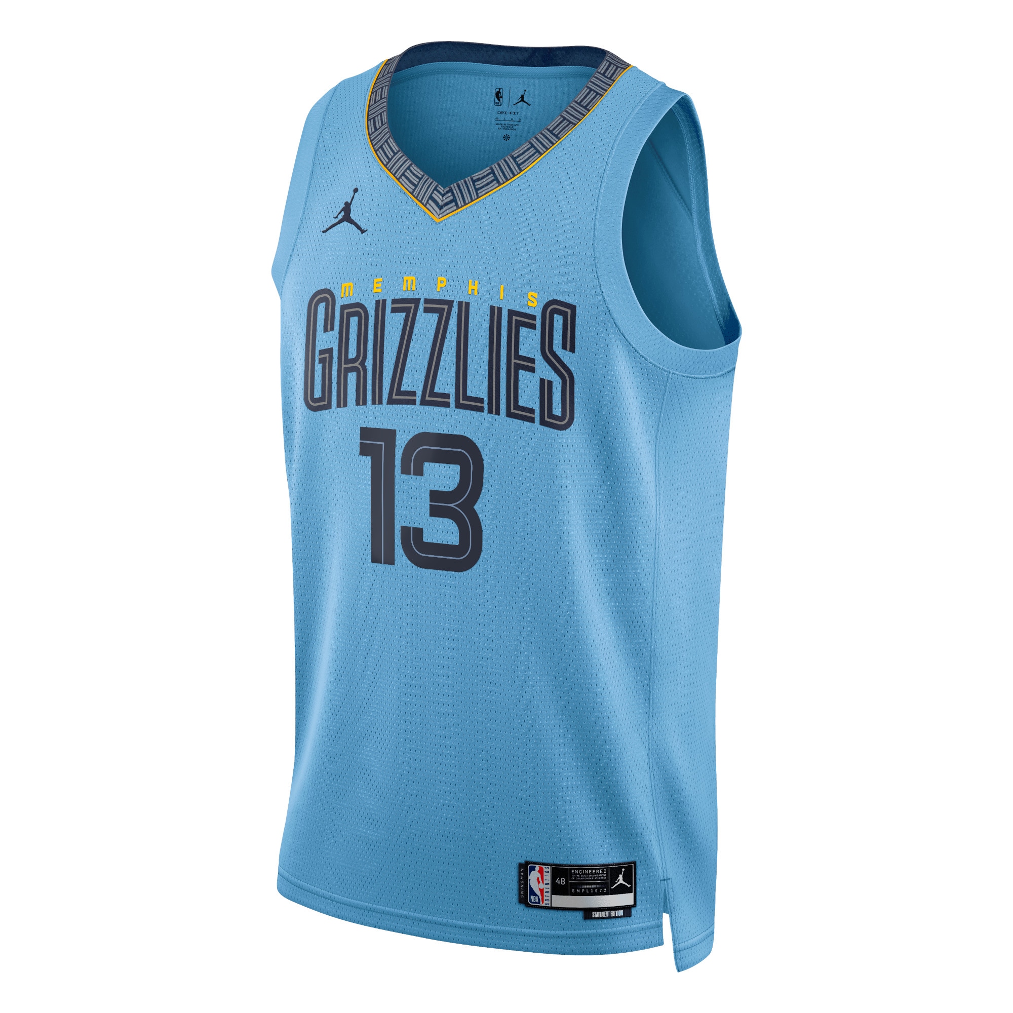 Memphis Grizzlies Jordan Statement Edition Swingman Jersey - Light Blue - Jaren Jackson Jr. - Unisex