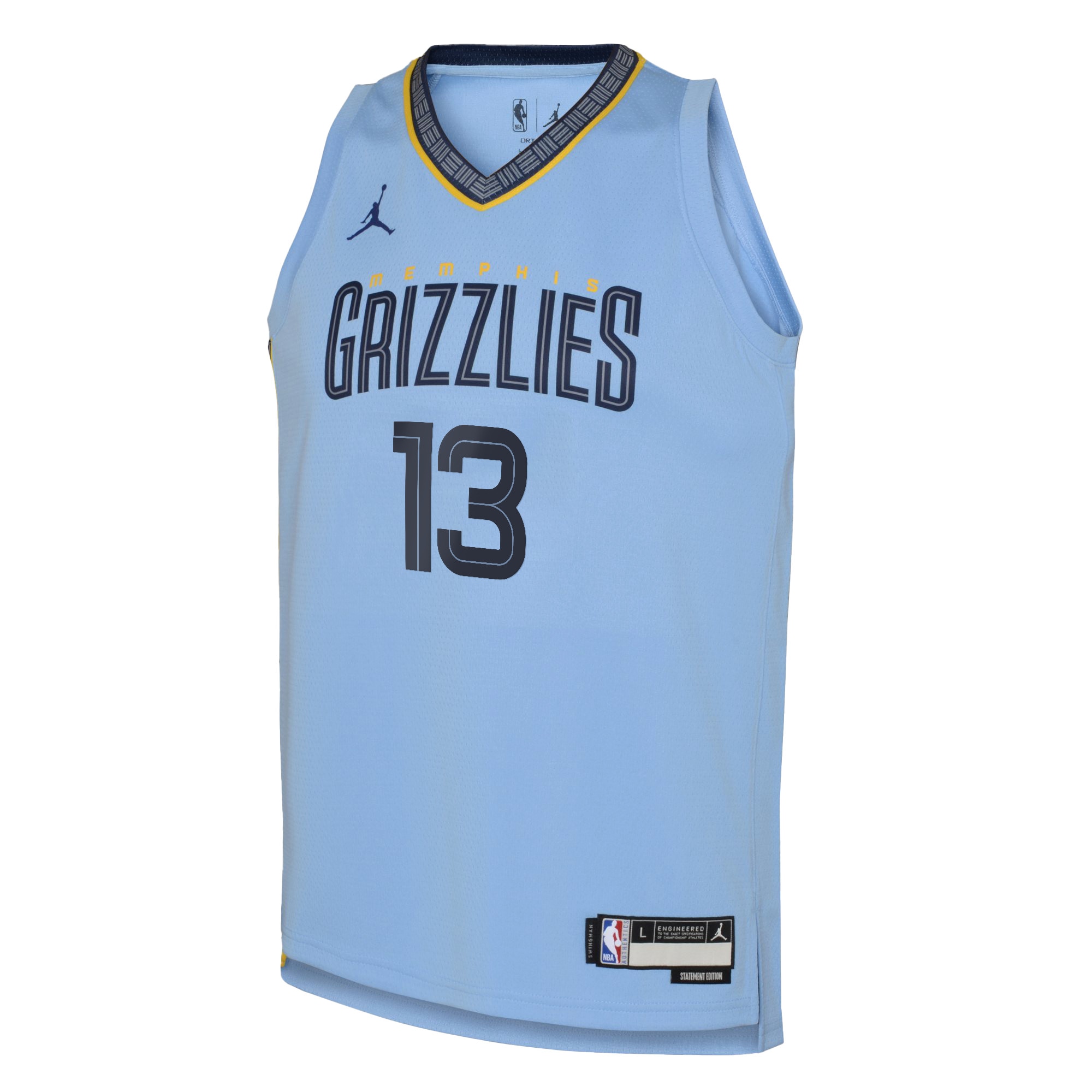 Memphis Grizzlies Jordan Statement Edition Swingman Jersey 22 - Light Blue - Jaren Jackson Jr. - Youth