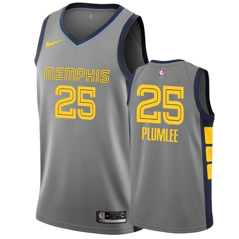 Memphis Grizzlies Miles Plumlee 25 City Men's Jersey