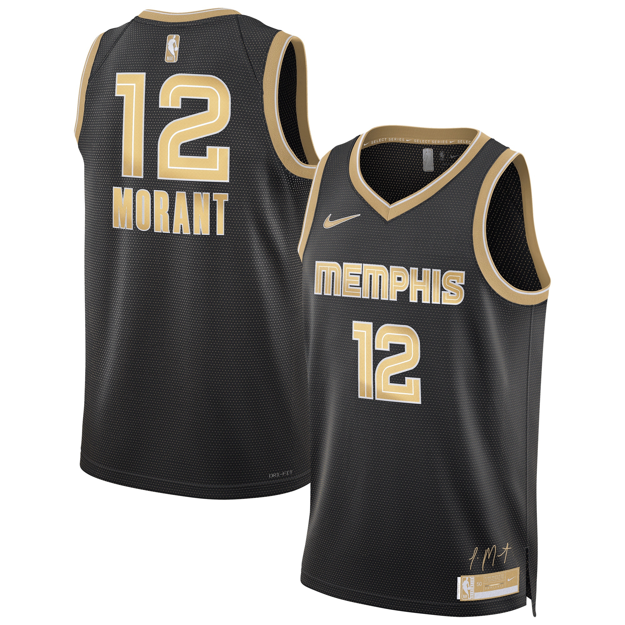 Memphis Grizzlies Select Series Swingman Jersey - Ja Morant - Mens
