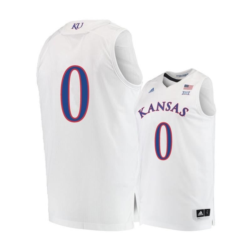 Men 0 Frank Mason White Kansas Jayhawks Basketball Jersey