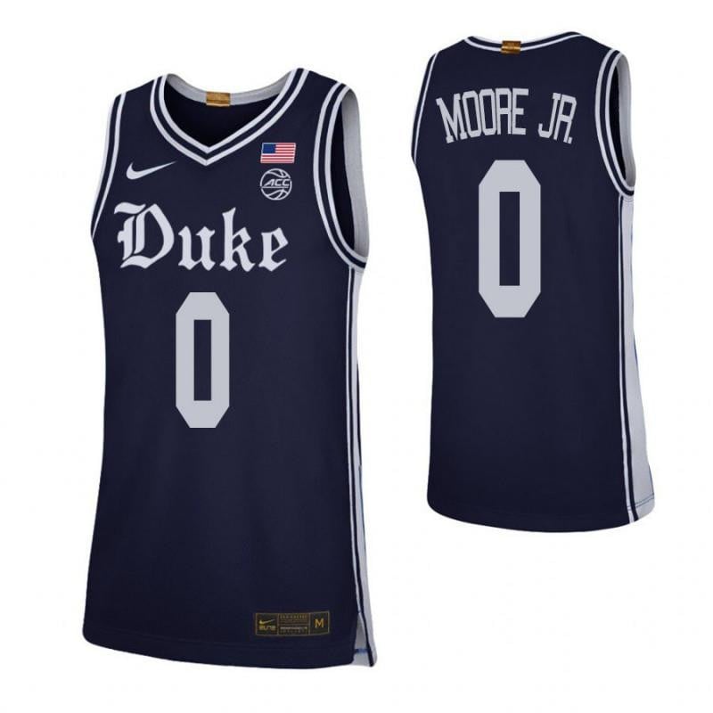 Men 0 Michael Gbinije Elite Navy Duke Blue Devils Basketball Jersey