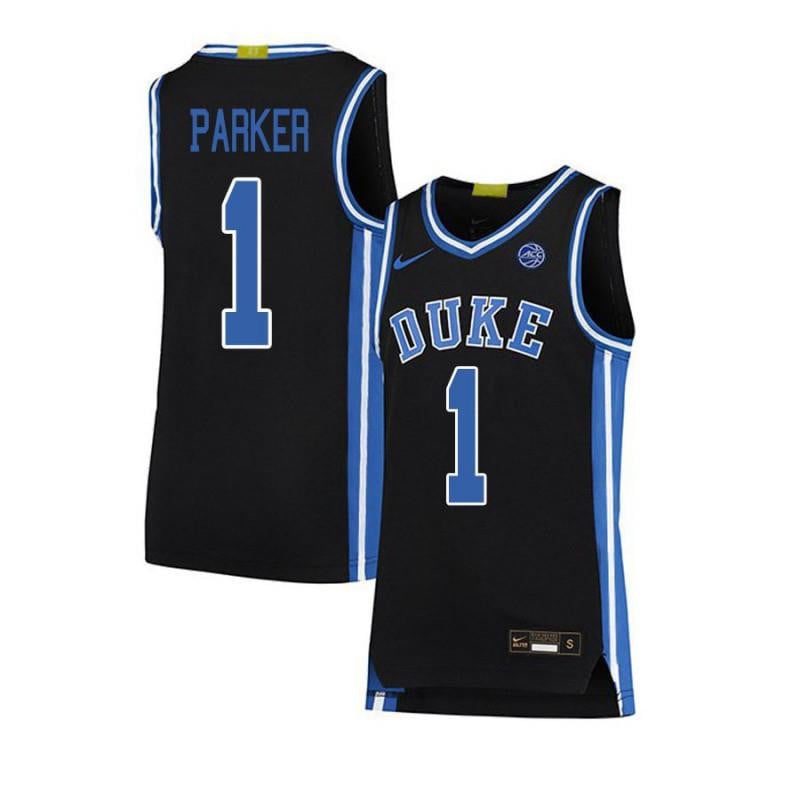 Men 1 Jabari Parker Black Elite Duke Blue Devils Basketball Jersey