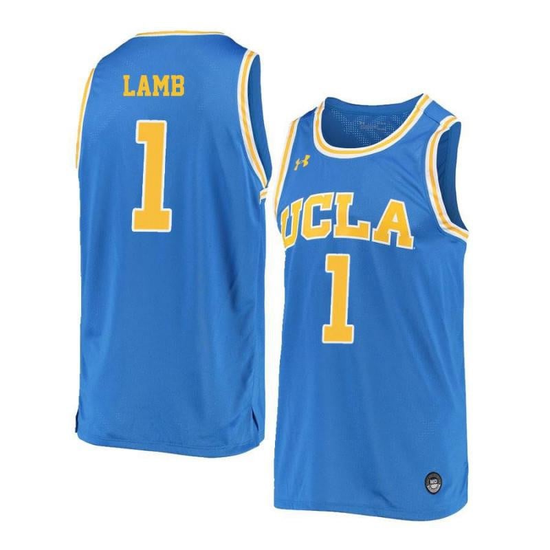 Men 1 Tyler Lamb Blue Retro Elite Ucla Bruins Basketball Jersey
