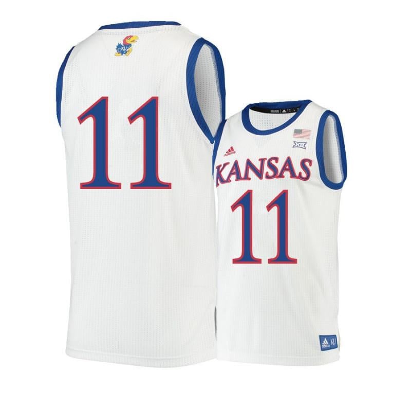 Men 11 Josh Jackson Beige Kansas Jayhawks Basketball Jersey