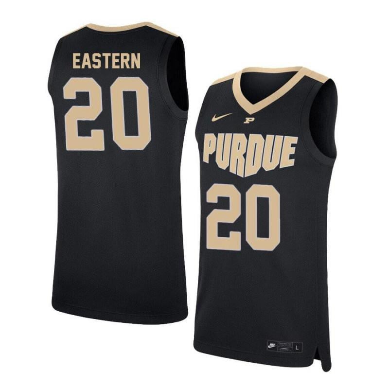 Men 20 Nojel Eastern Black Elite Purdue Boilermakers Basketball Jersey (1)