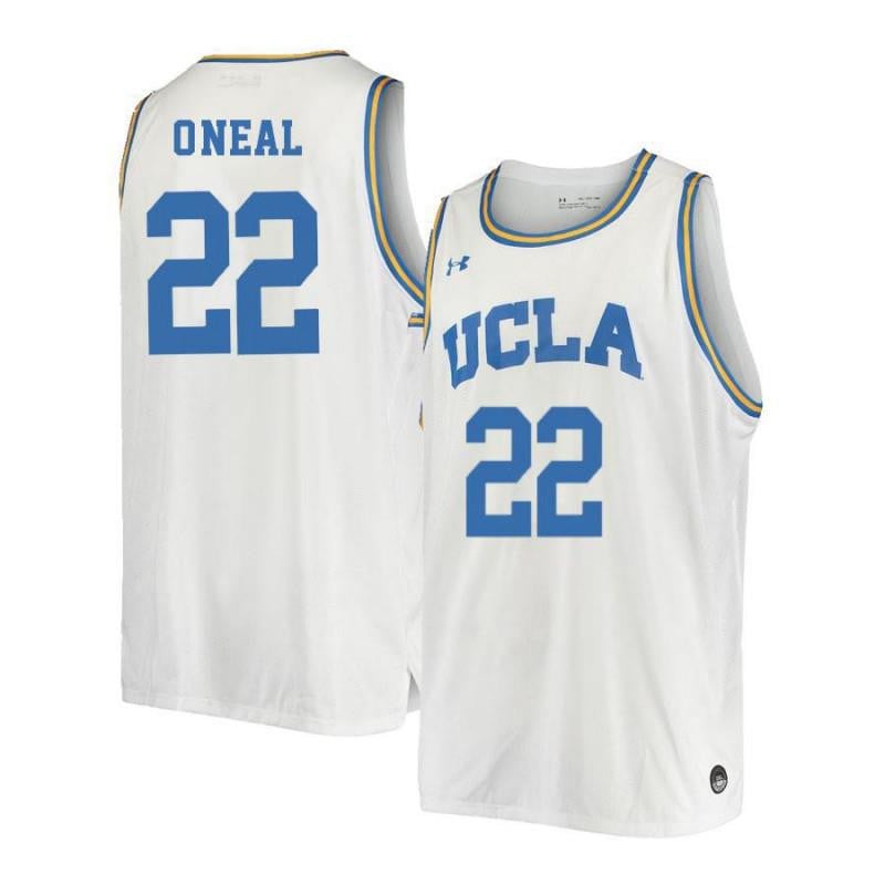 Men 22 Shareef Oneal White Retro Elite Ucla Bruins Basketball Jersey
