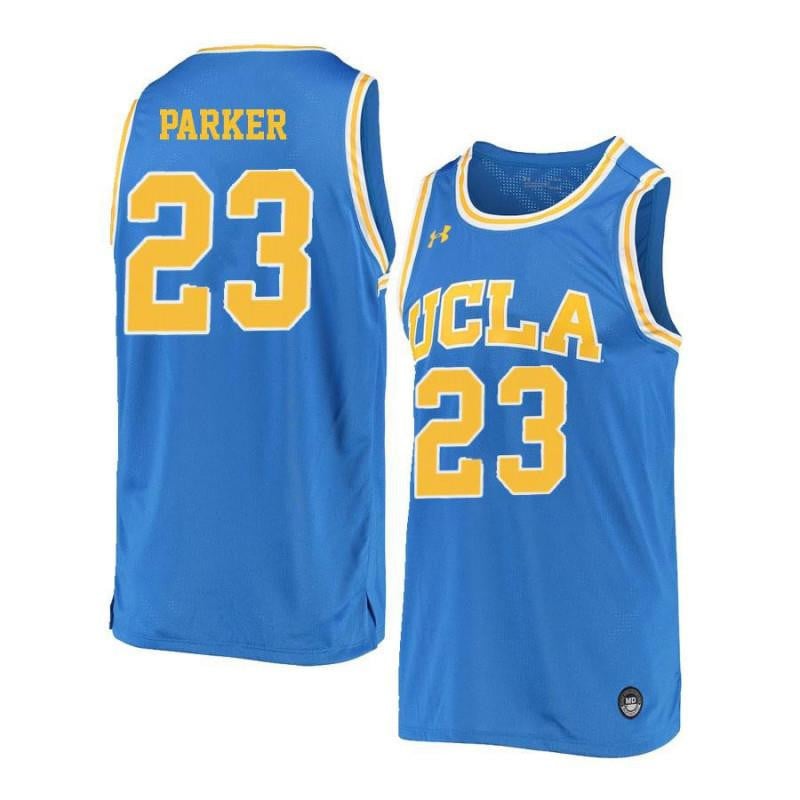 Men 23 Tony Parker Blue Retro Elite Ucla Bruins Basketball Jersey