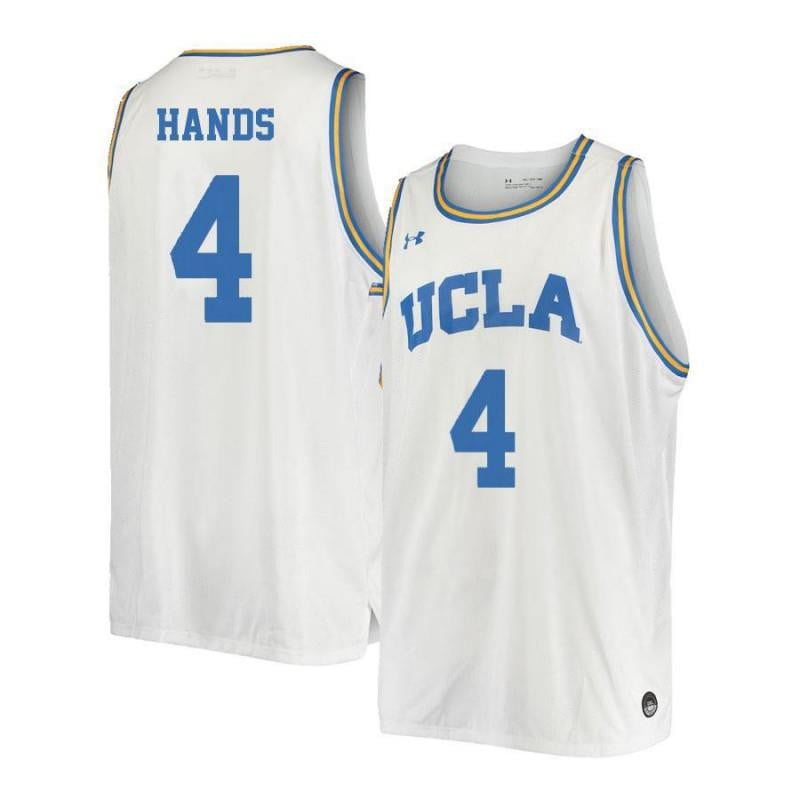 Men 4 Jaylen Hands White Retro Elite Ucla Bruins Basketball Jersey