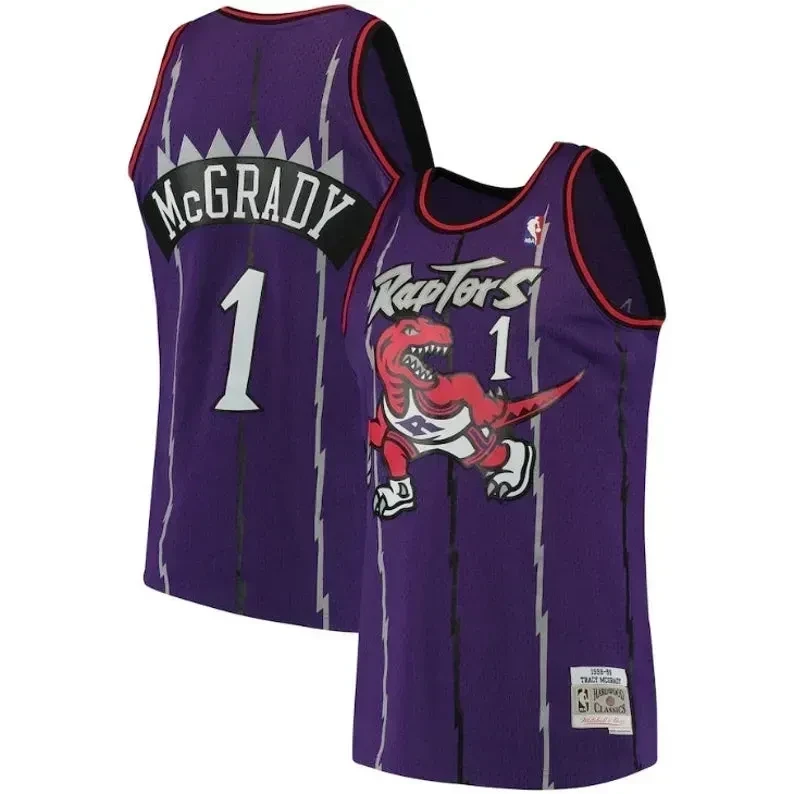 Men Toronto Raptors Tracy Mcgrady 1 Jersey