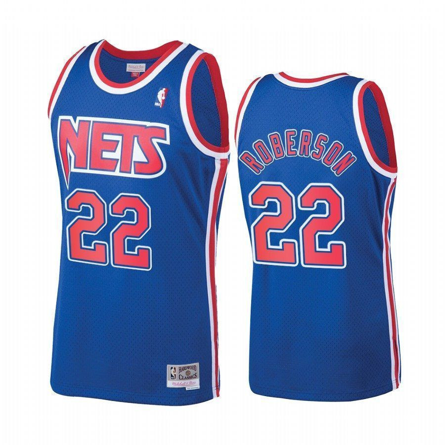 Men's Andre Roberson 22 Brooklyn Nets Throwback Jersey Royal