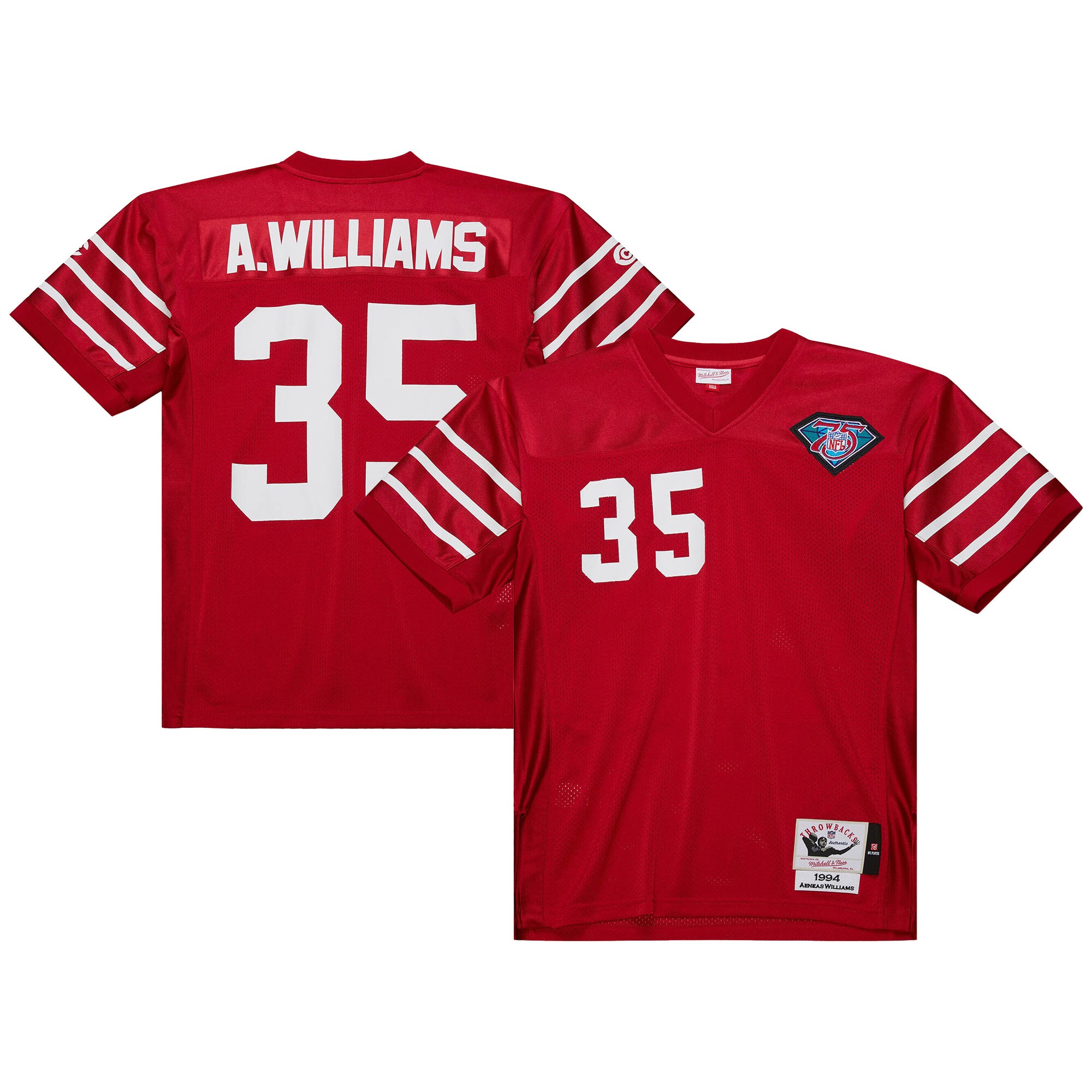 Men's Arizona Cardinals 1994 Aeneas Williams Mitchell & Ness Cardinal Throwback Retired Player Jersey Js7967