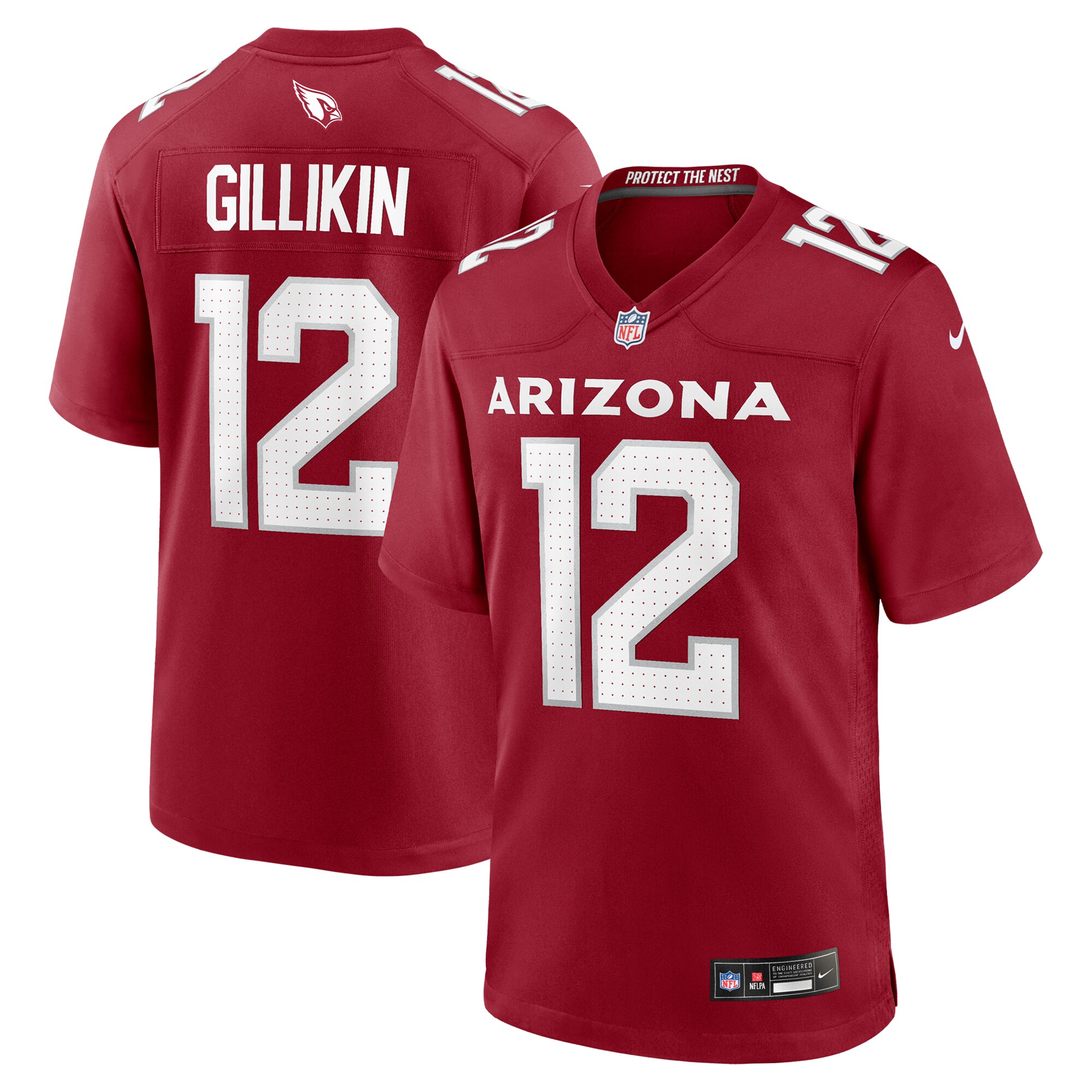 Men's Arizona Cardinals Blake Gillikin Cardinal Team Game Jersey Js7717