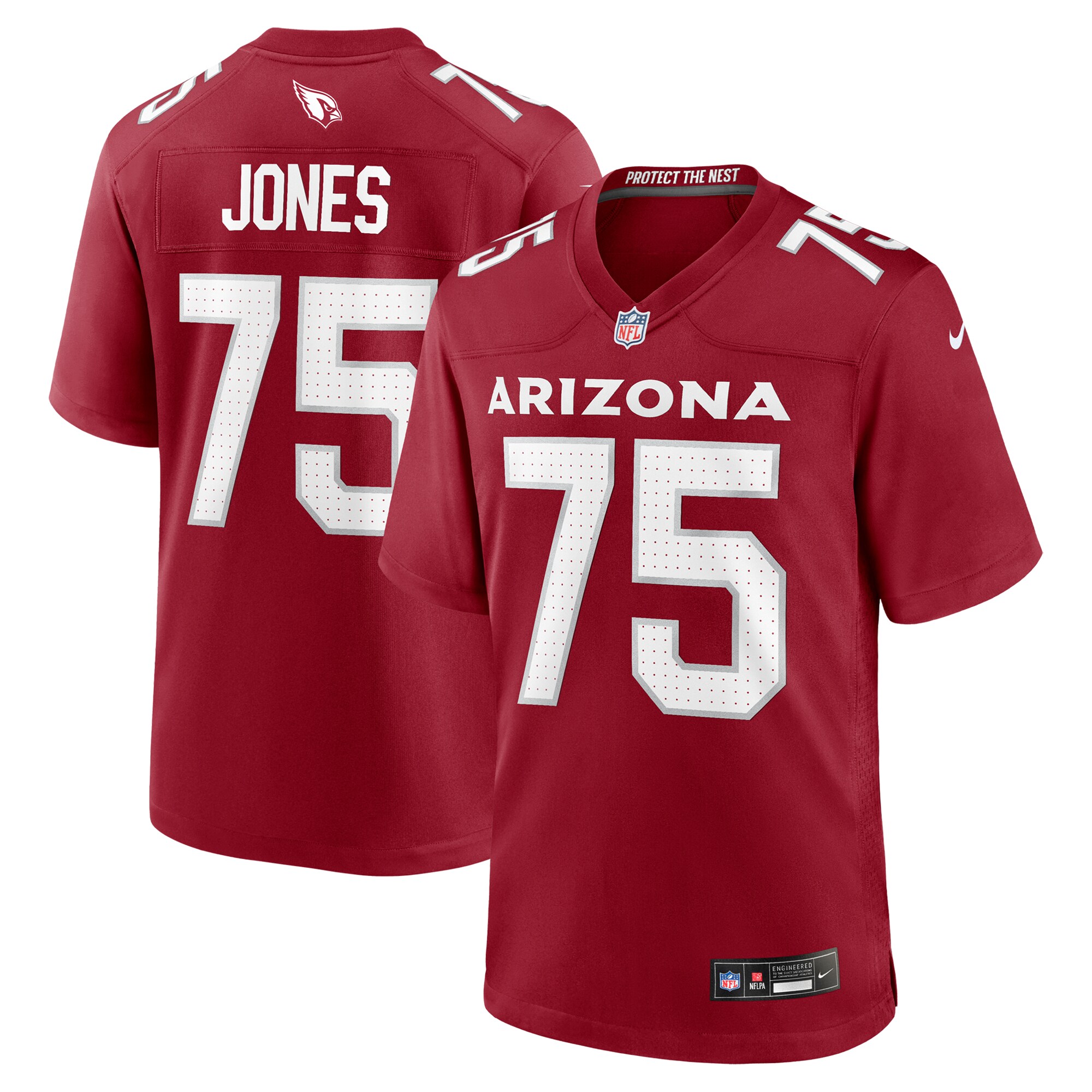 Men's Arizona Cardinals Christian Jones Cardinal Team Game Jersey Js3386