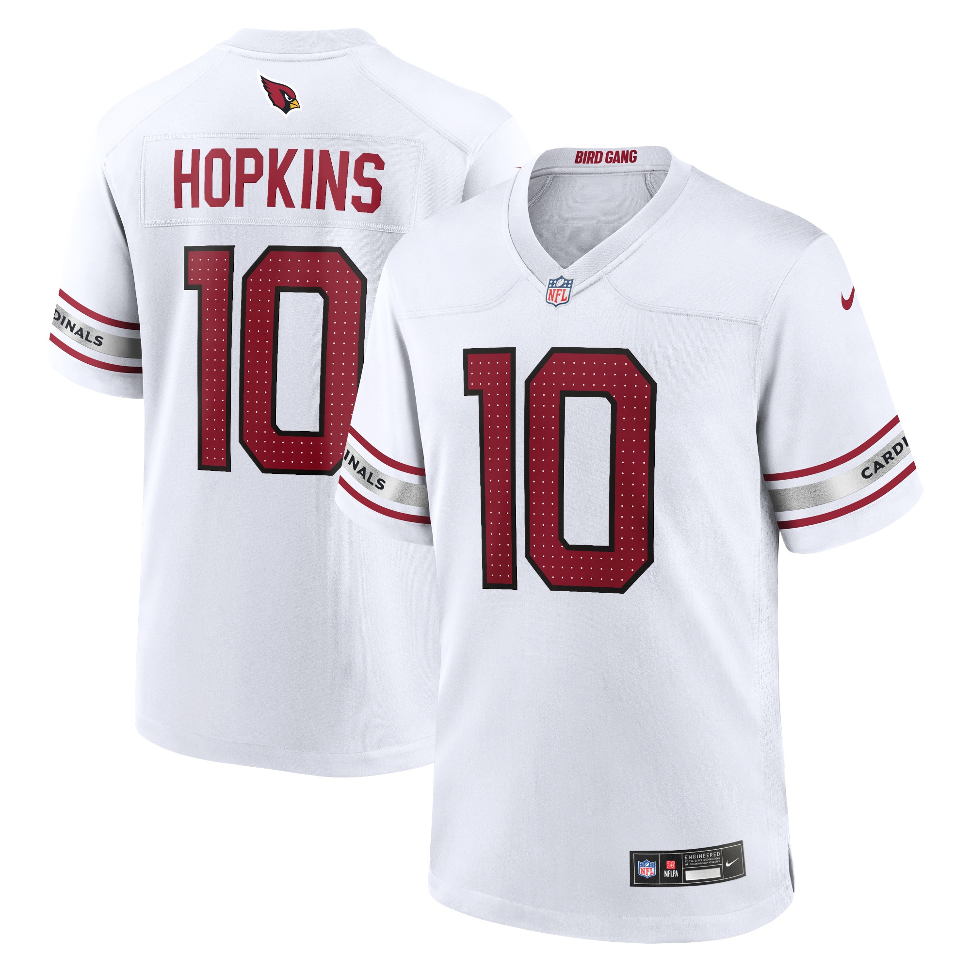 Men's Arizona Cardinals Deandre Hopkins White Game Player Jersey Js6741