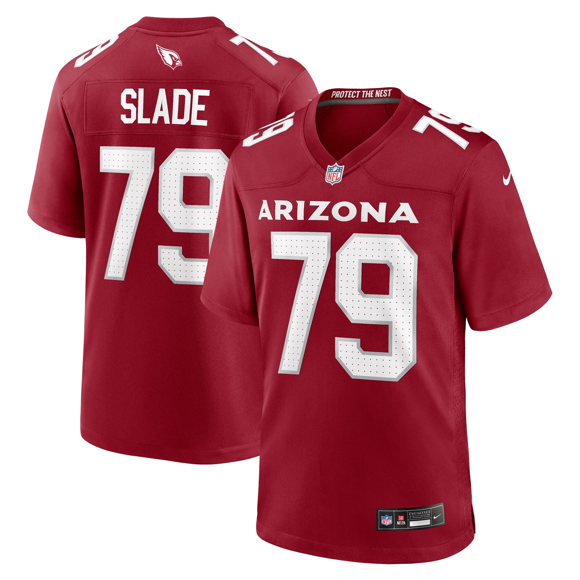 Men's Arizona Cardinals Jacob Slade Cardinal Game Jersey Js7479