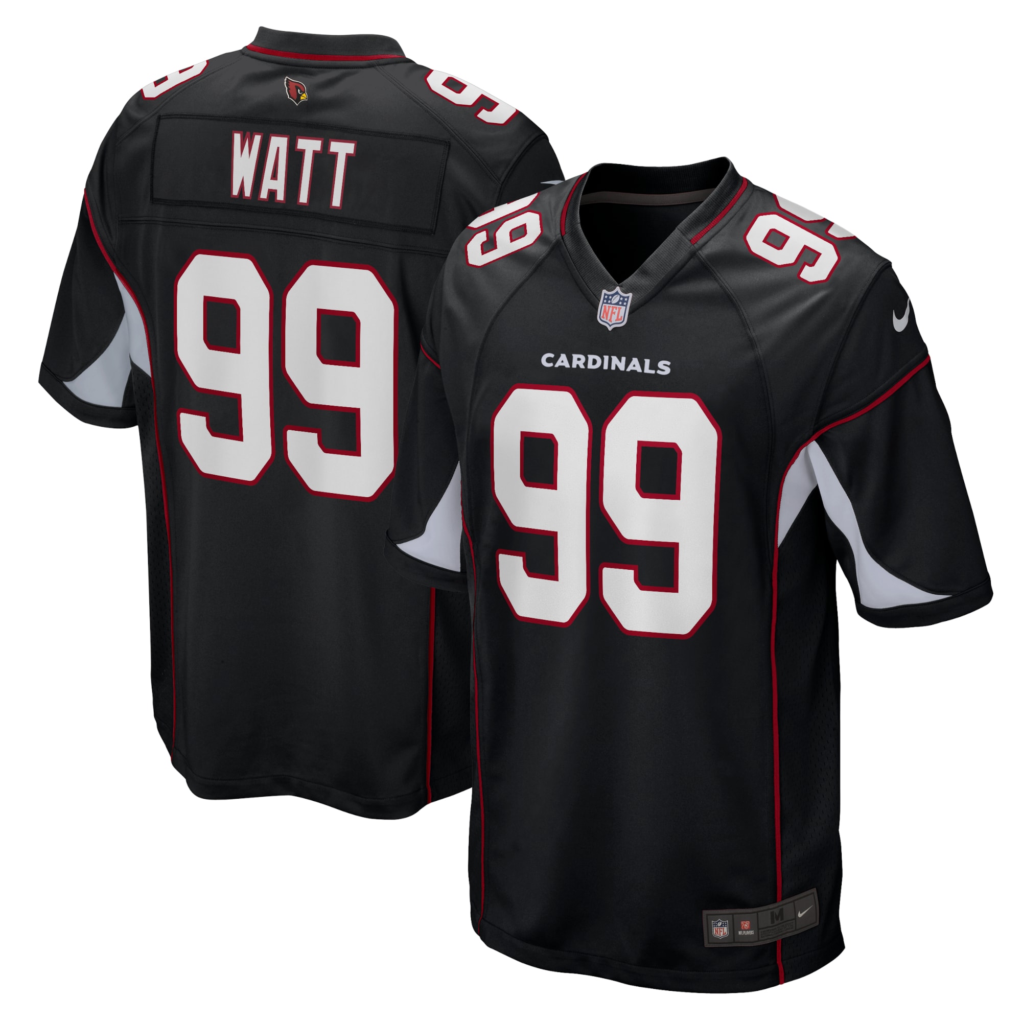 Men's Arizona Cardinals J.j. Watt Black Alternate Game Jersey Js7131