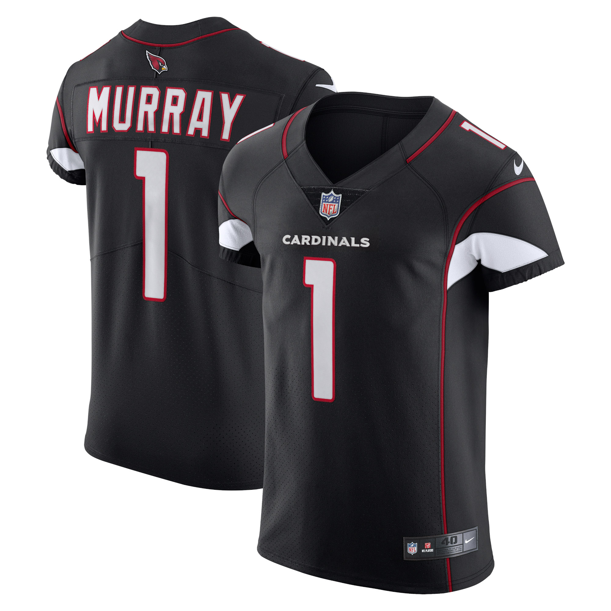 Men's Arizona Cardinals Kyler Murray Black Alternate Vapor Elite Jersey Js9031